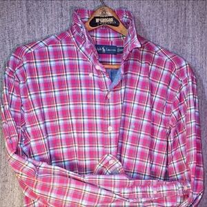 Ralph Lauren Red Plaid Men's Shirt